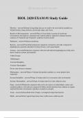 BIOL 2420 EXAM #1 Study Guide