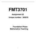 FMT3701 Assignment 2