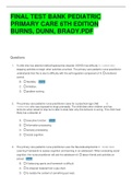 FINAL TEST BANK PEDIATRIC  PRIMARY CARE 6TH EDITION  BURNS, DUNN, BRADY.PDF