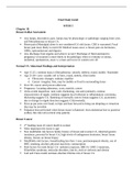 Final Exam Study Guide