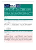 Biochemistry Readiness Check 