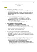  NR511 week 1 Midterm Exam Study Guide 