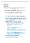 Preposiciones Subordinadas