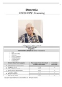 Case Study Dementia, UNFOLDING Reasoning, William “Butch” Welka, 72 years old, (Latest 2021) Correct Study Guide, Download to Score A