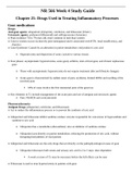 NR566 / NR 566 Week 4 Study Guide (2021 / 2022): Advanced Pharmacology for Care of the Family - Chamberlain College Of Nursing.