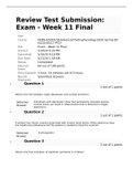 NURSING 6501 week 11 Final GRADED A