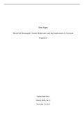 HIST 200AHistory 200A- Term Essay actual one. Michel de Montaigne’s Essais, Relativism, and the Implications of Overseas Expansion