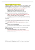 PSYS 100 MENTAL HEALTH: Practice Test (GRADED A) Questions with Answers | Nursing, Psychology, c. Succinylcholine, b. Chlordiazepoxide, d. hydroxyzine | Download T o Score An A.