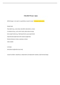 NSG3029 WEEK 1, 2, 3, 4, 5, 6, 7, 8 KNOWLEDGE CHECK QUIZ / NSG 3029 WEEK 1, 2, 3, 4, 5, 6, 7, 8 KNOWLEDGE CHECK QUIZ (Newest - 2021): South University |100% Verified and Correct Answers|