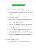 NSG 3039 WEEK 1, 2, 3, 4, 5 QUIZ, NSG 3039 WEEK 1, 2, 3, 4 KNOWLEDGE CHECK QUIZ, NSG 3039 FINAL EXAM , NSG 3039 MIDTERM EXAM, NSG 3039 QUESTION BANK (NEWEST, 2021): SOUTH UNIVERSITY |100% VERIFIED AND CORRECT ANSWERS|