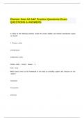 Elsevier Hesi A2 A&P Practice Questions Exam QUESTIONS & ANSWERS.