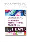 DAVIS ADVANTAGE FOR TOWNSEND'S ESSENTIALS OF PSYCHIATRIC MENTAL-HEALTH NURSING CONCEPTS OF CARE IN EVIDENCE- PRACTICE 9TH EDITION KARYN MORGAN/COMPLETE GUIDE 2024