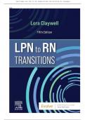 Test Bank for LPN to RN Transitions 5th Edition by Lora Claywell NEWEST VERSION