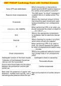  EMT FISDAP Cardiology Exam with Verified Answers