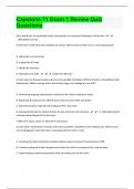 Capstone 71 Exam 1 Review Quiz Questions Correct Answers|2024