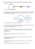 BIOCHEMISTRY C 785  Review with complete solution graded A