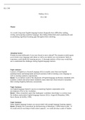 ELL  240  Week  3  Ground  Work  2.docx  ELL 240  Outline: ELLs ELL 240  Thesis:  As a result, long-term English language learners frequently have difficulties reading, writing, and acquiring academic language, thus falling behind their peers academically