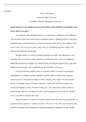 ECON600  Week  2  Discussion  5  16  2021.docx  ECON600  Week 2 Discussion  American Public University  COURSE ECON600: Managerial Economics  Small mistakes are the stepping stones to large failures. How might this saying apply to this lesson, and do you 