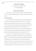 diffdiagnosis  PSY 645  Making a Differential Diagnosis  The University of Arizona Global Campus  PSY 645 Psychopathology  Making a Differential Diagnosis  In Case 14 from Case Studies in Abnormal Psychology, a differential diagnosis is made  for Jack, a 