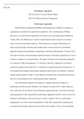 BUS303  Human  Resources  Management      Week  4  Assignment.docx  BUS 303  Performance Appraisals  The University of Arizona Global Campus BUS 303: Human Resources Management   Performance Appraisals  Human Resource Management (HRM) is the management of