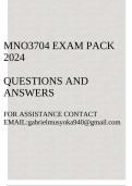 MNO3704 Exam pack 2024(Environmental Management) Questions and answers