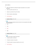 HLT 306V TOPIC 4 QUIZ WITH ANSWERS SET 2.