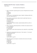 NURSING PEDIATRIC Week 1 Questions (Pediatrics).