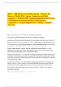 RIMS - CRMP Complete Study Guide; 1 Analyze the Business Model, 2 Developing Organizational Risk Strategies, 3 RIMS CRMP-Implementing the Risk Process, 4 Developing Organizational Risk Management Competency, 5 Supporting Decision Making, Complete And Alre