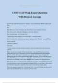 CHST 112 FINAL Exam Questions With Revised Answers