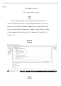 Week  5  Final  Project.docx (2)  INF 231  Temperature Conversion  INF 231 Programming Concepts   Introduction  This user guide explains how the java program referenced can be used to convert Fahrenheit to Celsius with a few simple steps. When the user ac