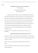 Week  5  Assignment.docx (1)  PHI103  Should Public Universities be Free in the United States?  Week 5 Assignment  University of Arizona Global Campus  PHI103 Informal Logic  Completing a higher level of education is a great accomplishment and many employ