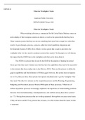 Week  5  Assignment  DEFM310.docx    DEFM310  What the Warfighter Needs  American Public University DEFM310 B002 Winter 2021  What the Warfighter Needs  When watching television, a commercial for the United States Marines comes on and a display of their w