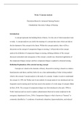 week  3  concept  analysis.docx    Week 3 Concept Analysis  Theoretical Basis for Advanced Nursing-Practice  Chamberlain University College of Nursing  Introduction:  A concept represents the building block of theory. It is the core of what researchers wa