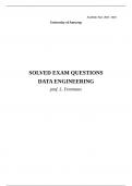 (17/20) DATA ENGINEERING: SOLVED EXAM QUESTIONS 