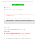 NSG6435 WEEK 1, 2, 3, 4, 6, 7, 8, 9 QUIZ / NSG 6435 WEEK 1, 2, 3, 4, 6, 7, 8, 9 QUIZ (LATEST-2021): SOUTH UNIVERSITY |100% CORRECT ANSWERS, DOWNLOAD TO SCORE “A”|