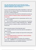 CPR, AED AND BASIC FIRST AID TEST 2024-2025 /ACTUAL  COMPLETE QUESTIONS AND CORRECT DETAILED ANSWERS  (VERIFIED ANSWERS ) ALREADY GRADED A+.