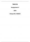 TMN3706 Assignment 4 2024 (602623) (Detailed Answers)