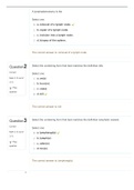 MED 101 MEDTERM 101 Exam 4 (answered) Straighterline.