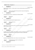 Exam (elaborations) HSCO 511 EXAM 2/HSCO 511 Exam 2 Liberty University answers complete solutions : All answers Correct.