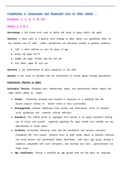 CARE OF THE OLDER ALDULT STUDY GUIDE 1 // CARE OF THE OLDER ALDULT STUDY GUIDE 1