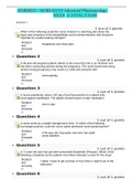  NURS 6521N: Advanced Pharmacology Week 11 Final Exam.