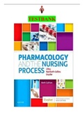 Test Bank for Pharmacology and the Nursing Process 9th Edition by Linda Lilley, Shelly Collins & Julie Snyder - Complete, Elaborated & Latest Test Bank. ALL Chapters (1-58) Included & Updated