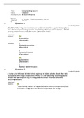 NUR 3125 FNU Pathophysiology Quiz 3/Answers