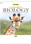 COMPLETE Elaborated Test Bank For Campbell Biology Concepts & Connections  10th Edition Martha R. Taylor Eric J. Simon Jean L. Dickey Kelly A. Hogan & Jane B. Reece 2023