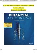 Solution Manual For Financial Accounting, 11th Edition by Jerry J. Weygandt, Paul D. Kimmel, Verified Chapters 1 - 13, Complete