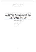 AUI 3703 ASSIGNMENT 2