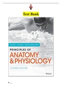 Principles of Anatomy and Physiology, 15th Edition by Gerard Tortora & Bryan Derrickson - Complete Elaborated and Latest Test Bank. ALL Chapters(1-29) included and updated for 2023