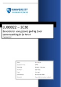 LU00022 Bevorderen van Gezond Gedrag door samenwerking in de keten