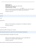 MN 568 FINAL EXAM QUESTION AND ANSWERS /NURSING MN 568 MN568 FNP I - Primary Care Across the Life Span: Q&As 100% correct