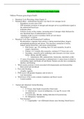 SOUTH UNIVERSITY NSG 6430 MIDTERM EXAM STUDY GUIDE/ SOUTH UNIVERSITY NSG6430 MIDTERM EXAM (GRADED A STUDY GUIDE)